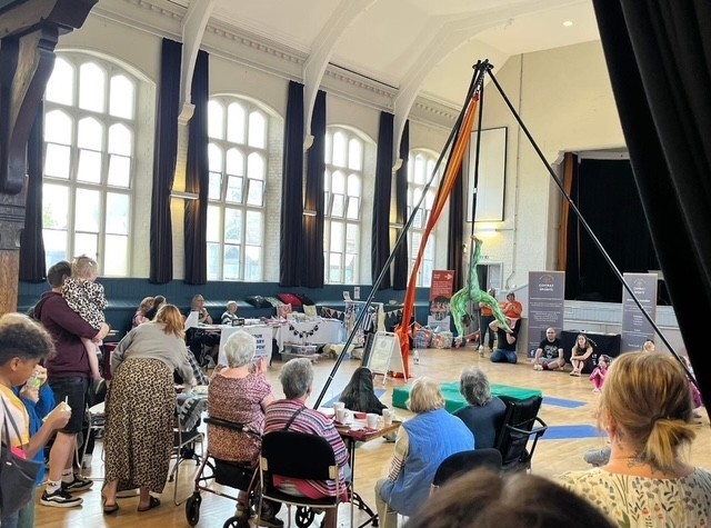 Fundraising event at Crispin Community Centre.