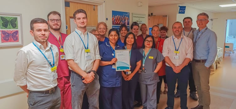 The endoscopy team at RUH has received JAG accreditation from the Joint Advisory Group on GI Endoscopy.