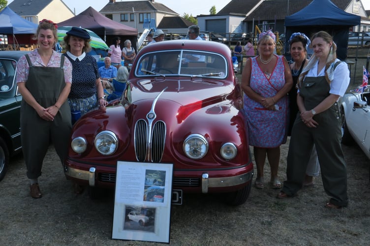 A 1952 Bristol 401, which won Car of the Show at the Writhlington Flower Show and Fete.