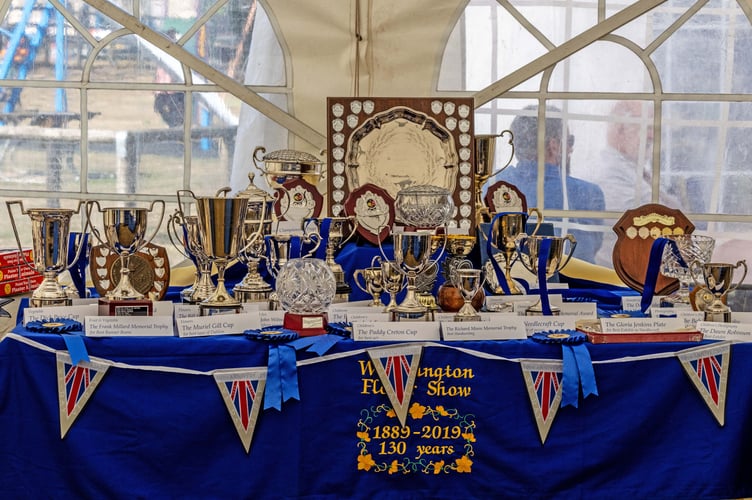 Prizes available at the Writhlington Flower Show.