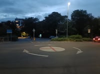 Police investigating St George's Cross paintings on mini roundabouts