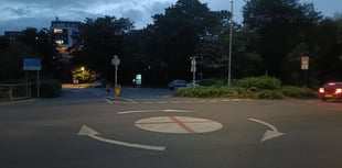 Police investigating St George's Cross paintings on mini roundabouts