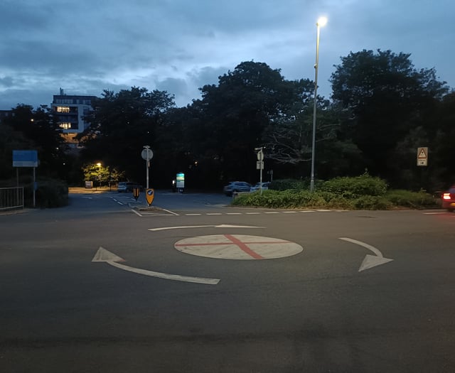 Police investigating St George's Cross paintings on mini roundabouts