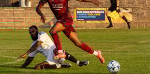 Paulton and Welton in action in Jewson Western League 