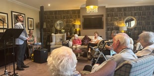 Care home residents enjoy performance of opera and show tunes