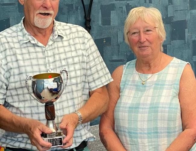 Graham and Dilys Edgell won the Joe Hawkins Cup