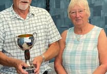 Graham and Dilys win trophy for the second time