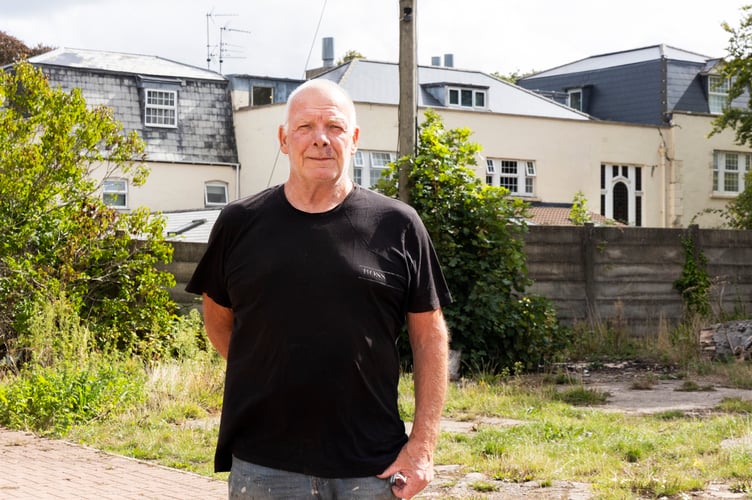 Tony Gould, who lives behind Winford Manor house, Winford.