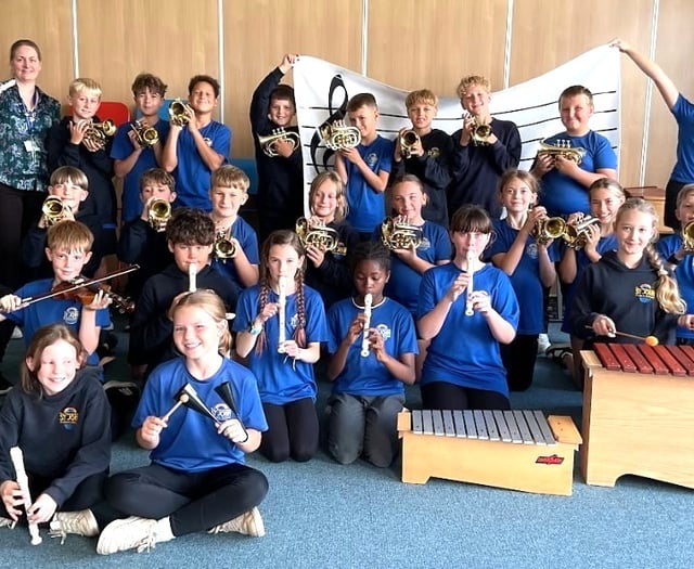 Fundraising drive provides school with valuable instruments