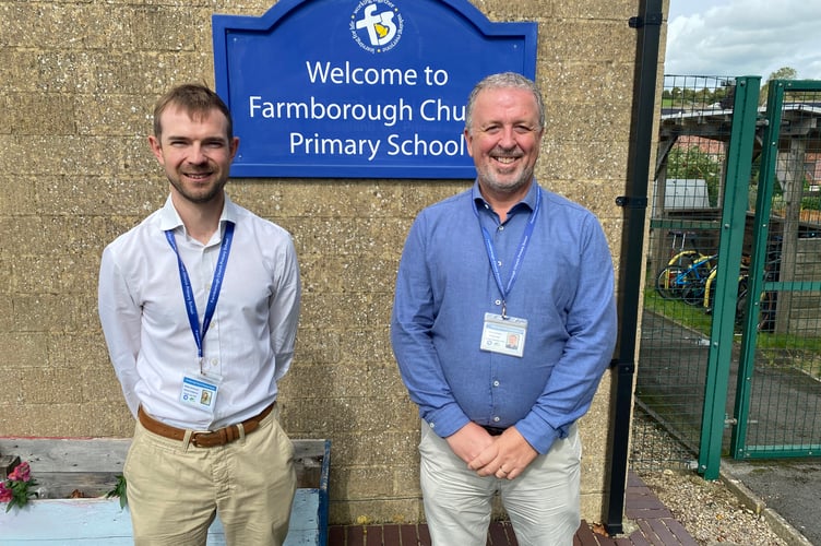 Matthew Brinkworth (left) with Darren Roberts (right)