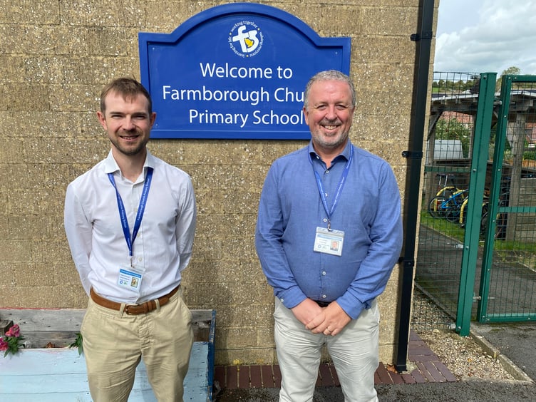 Matthew Brinkworth (left) with Darren Roberts (right)