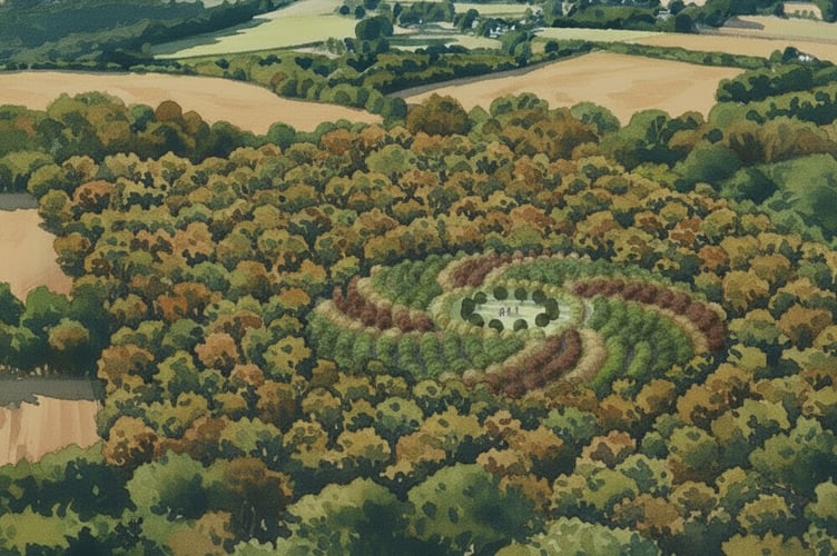 Interpretation of what the Echo Wood artwork would look like.