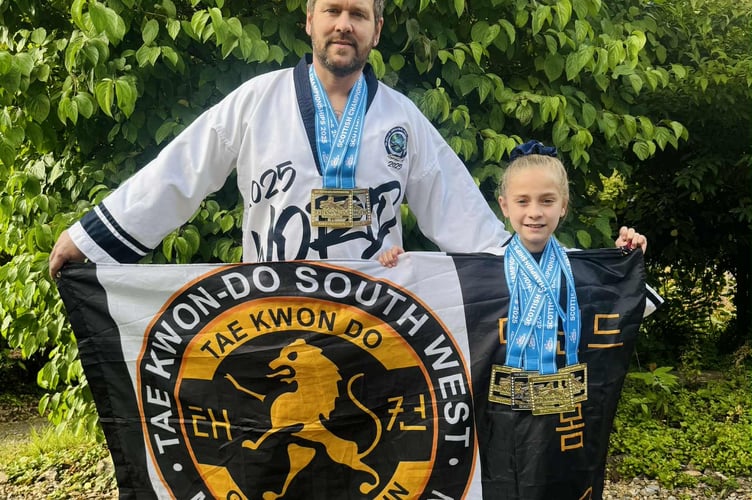 Tae Kwon-Do family double