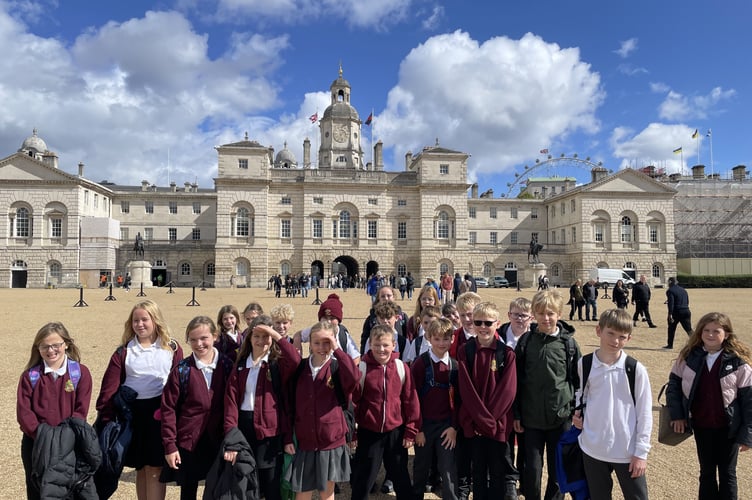 Year 6 pupils from St Mary's Church of England Primary School visited Buckingham Palace, The House of Lords, Downing Street and more on their trip to London.