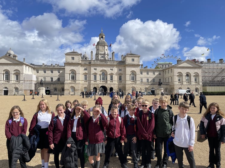 Year 6 pupils from St Mary's Church of England Primary School visited Buckingham Palace, The House of Lords, Downing Street and more on their trip to London.
