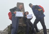 Chew Valley youngster climbs Welsh Mountains for charity