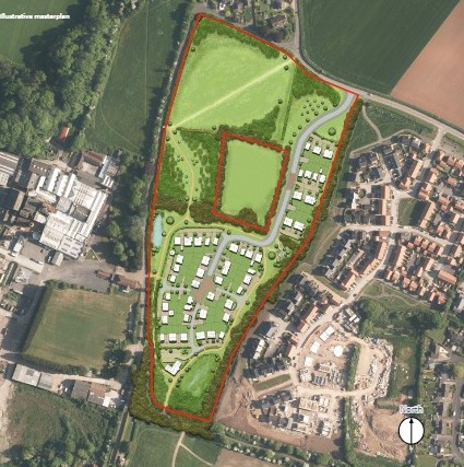 Plans for 78 homes on Wookey Hole Road in Wells