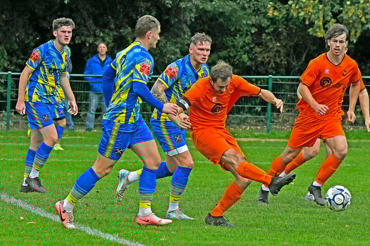 Action from Paulton's match at Wellington last Saturday