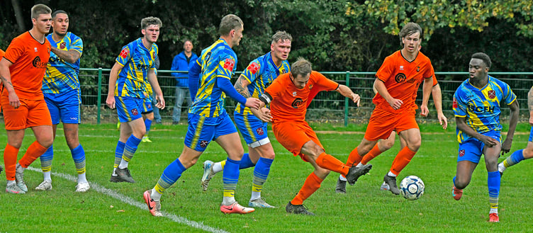 Action from Paulton's match at Wellington last Saturday