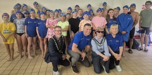 Swimming team celebrate first anniversary