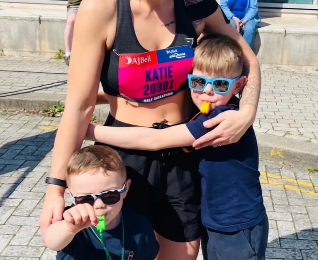 Mother's marathon run to support children's charity