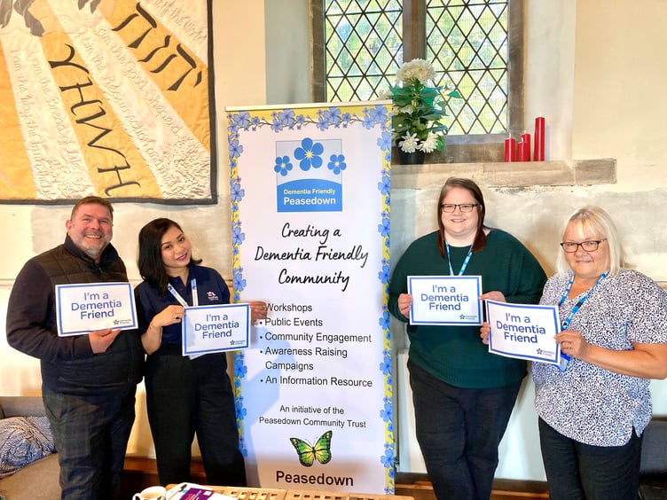 Dementia Friendly Peasedown, an initiative of the Peasedown Community Trust, has been running dementia awareness workshops for many years.