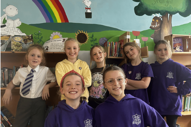 Pupils at St John's C of E Primary School explored poetry by creating acrostic poems as part of National Poetry Day celebrations, led by the school's Reading Champions.