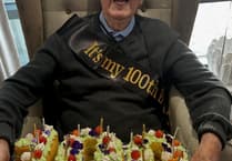 Jack Rugg turns 100 at Somer Valley House!