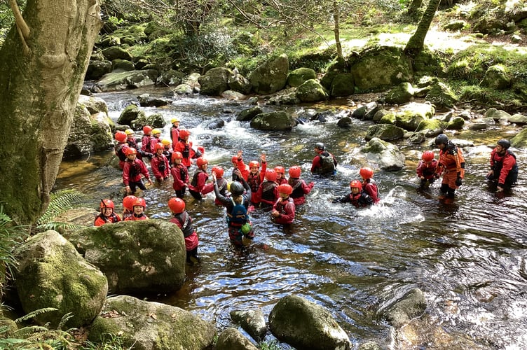 The pupils were very brave during a number of tough activities