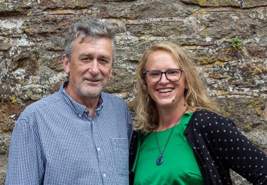Dr Dave Harding and Anna Box, B&NES Councillors for the Chew Valley Ward