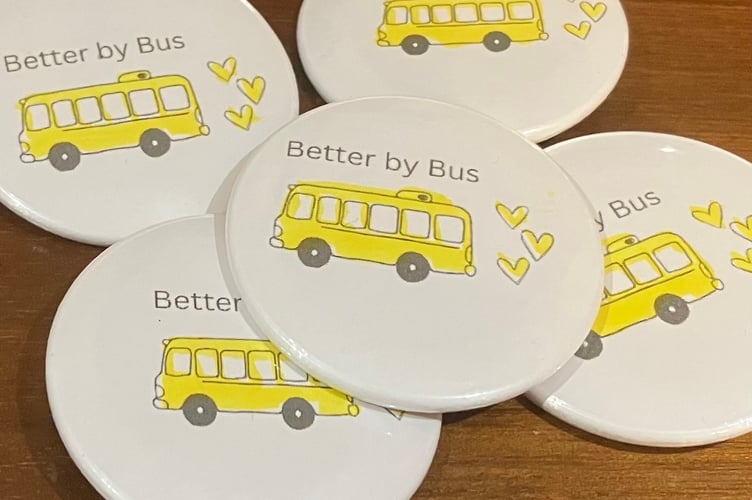 The new “Better by Bus” badges