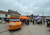 Ice cream van seen in Midsomer Norton to explain the local plan consultation