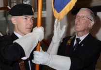 Royal British Legion welcomes young standard bearer in time for remembrance