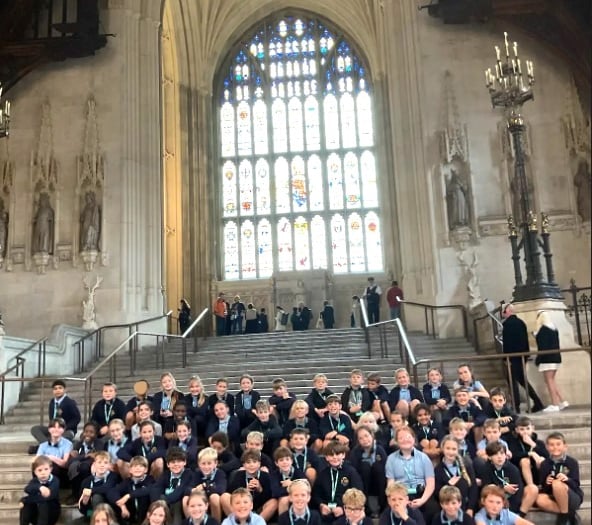 Peasedown pupils visit Westminster