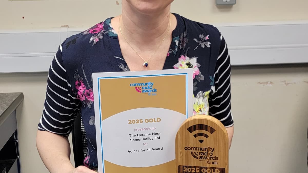 Somer Valley FM's The Ukrainian Show wins Community Radio Award
