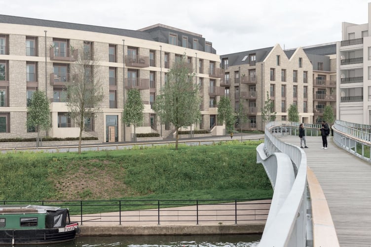 How the new blocks of housing at Bath Quays North would look