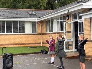 St John’s pupils get moving for National Fitness Day