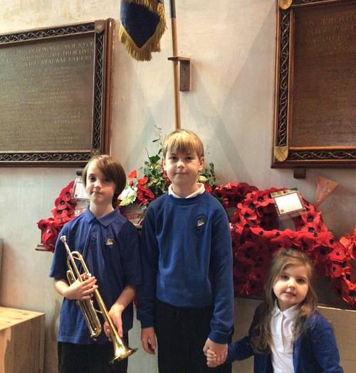 School honours local heroes in Remembrance service