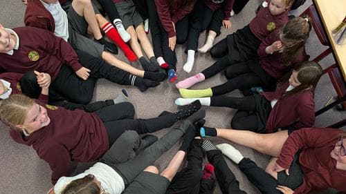 St Mary’s Writhlington marks Anti-Bullying Week with Odd Socks Day