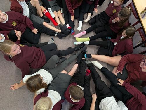 St Mary’s Writhlington marks Anti-Bullying Week with Odd Socks Day