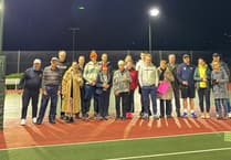 Official switch-on of new LED floodlights