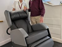 Former patient thanked for generous donation 