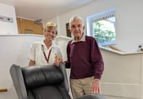 Former patient thanked for generous donation