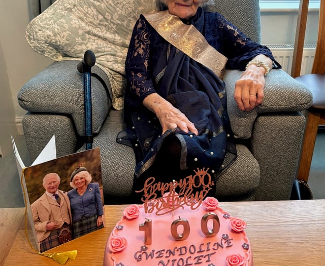Gwendoline celebrates 100th birthday
