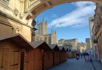 Bath Christmas Market build-up begins