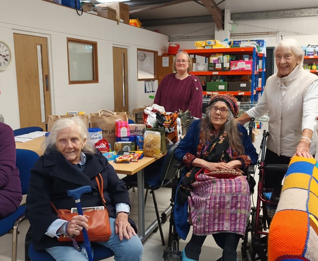 Festive food bank support