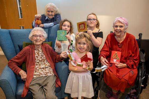 Residents at a Frome care home took part in a festive activity day designed to revive traditional Christmas customs and encourage intergenerational connections.