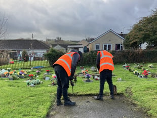 Community payback restores St John’s churchyard