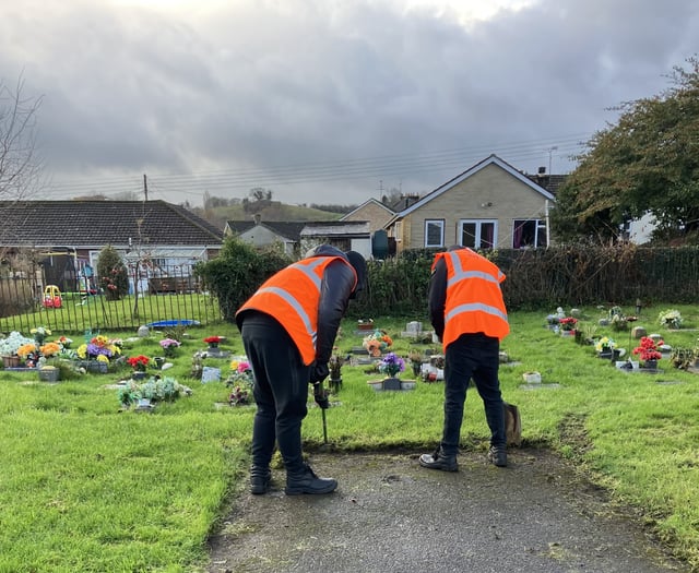 Community payback restores St John’s churchyard