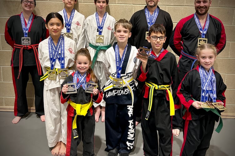 Local competitors at British Tae Kwon-Do Championships